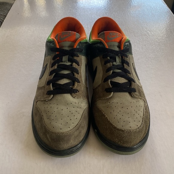 NIKE Men’s DunkLow CL Green Adventure Park Sneakers 304714-301 Size11 US - Picture 4 of 11